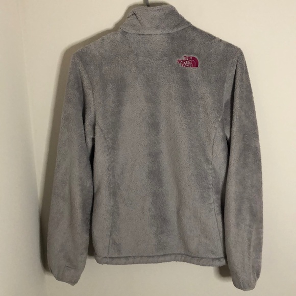 The north face light grey zip up fleece - Picture 3 of 4